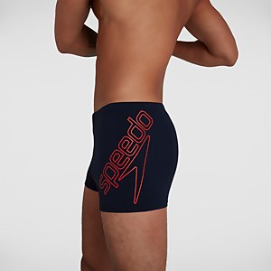 Boxer de bain Homme Boom Logo Placement Bleu marine