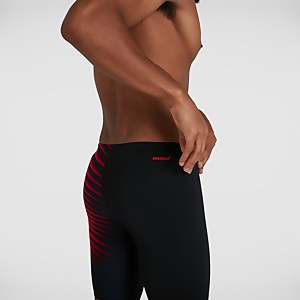 Herren Placement Schwimmhose in Schwarz