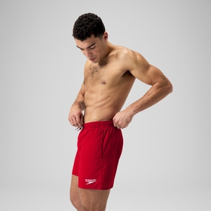 Men's Essential 16" Watershort Swim Trunks Red