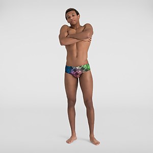 Slip de bain Homme 8 cm Allover Noir