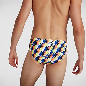Herren 8 cm Allover Badehose in Rot