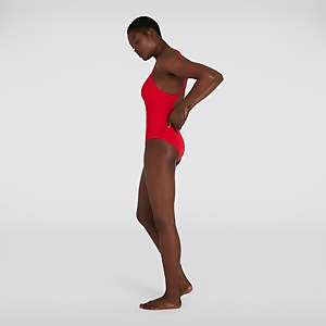 Women's Essential Endurance+ Medalist Swimsuit Red