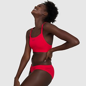 Damen Essential Endurance+ Thinstrap Bikini Rot