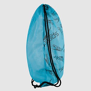 Unisex Printed Mesh Bag Blue