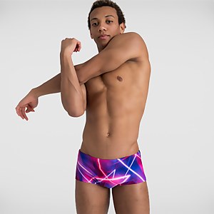 Men's 17cm Club Training Lazer Rave Trunks Purple