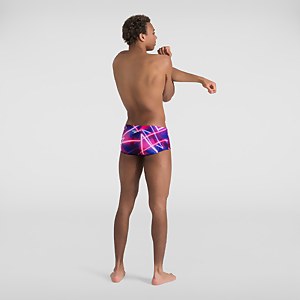 Men's 17cm Club Training Lazer Rave Trunks Purple