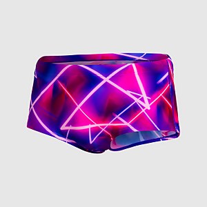 Men's 17cm Club Training Lazer Rave Trunks Purple