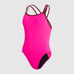 Women's Solid Starback Swimsuit Red