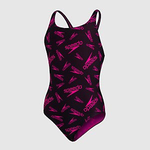 Maillot de bain Fille Boom Logo Medalist Noir