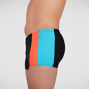 Boxer de bain Garçon Color-block Noir