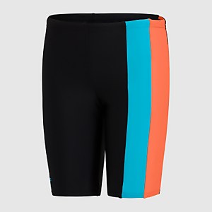 Jungen Colourblock Schwimmhose in Schwarz