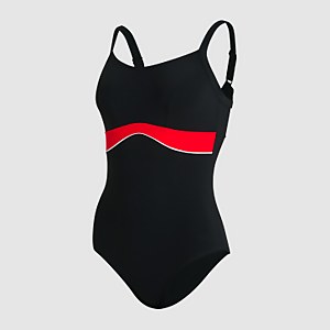 Damen Salacia Clipback Badeanzug in Schwarz