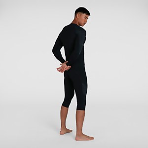 T-shirt rashguard Hommes Sports Manches longues Noir
