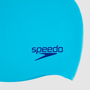 Kinder Silikon Badekappe Blau