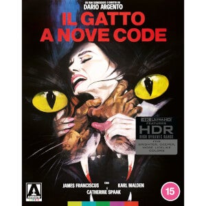 The Cat O' Nine Tails | Arte Originale Slipcover 4K UHD cover