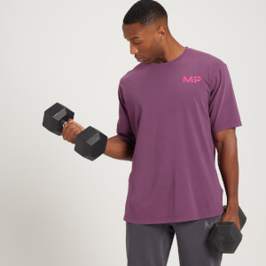 MP Men's Adapt Washed Oversized Short Sleeve T-Shirt - Dark Purple