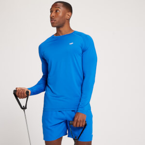 MP muška majica za trening s dugim rukavima Repeat Graphic – postojano plava