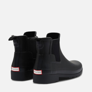 Hunter refined shop chelsea boots black