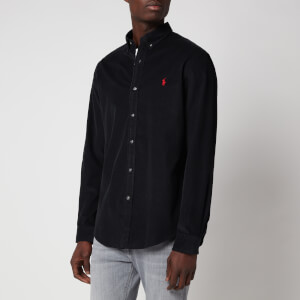 Polo Ralph Lauren Men's Corduroy Shirt - Polo Black - S | Coggles