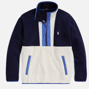 Polo ralph lauren half zip fleece discount