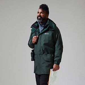 Men's Long Cornice Gore-Tex InterActive Jacket - Dark Green