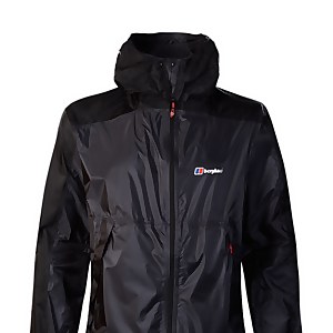 Men's Fast Hike Waterproof Jacket - Dark Grey/ Black