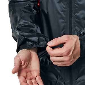 Men's Fast Hike Waterproof Jacket - Dark Grey/ Black