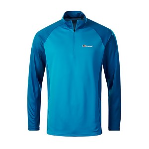 Men's Tech Tee Long Sleeve Zip 2.0 - Blue