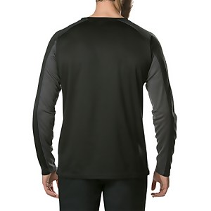 Men's Tech Tee Long Sleeve 2.0 - Dark Grey / Black