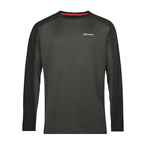 Men's Tech Tee Long Sleeve 2.0 - Dark Grey / Black