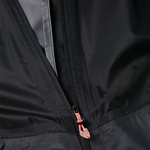 Women's Fast Hike Waterproof Jacket - Dark Grey/ Black