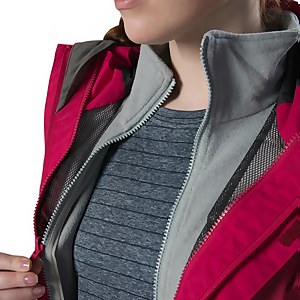Women's Nalleru 3-in-1 Waterproof Jacket - Pink