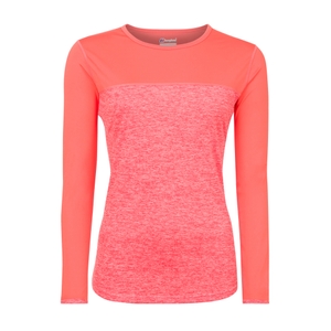 Women's Voyager Tech Tee Long Sleeve Crew - Red