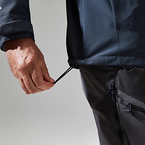 Hillwalker Gore-Tex InterActive Jacken für Herren - Dunkelgrau/Schwarz