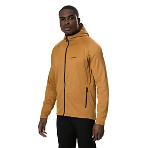 Men's Spitzer Hooded Interactive Fleece Jacket - Orange