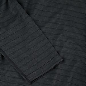 Men's Thermal Tech Tee Long Sleeve Zip Baselayer - Black / Dark Grey
