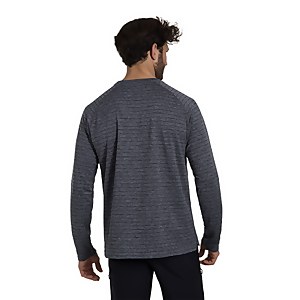 Men's Thermal Tech Tee Long Sleeve Baselayer - Grey