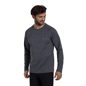 Men's Thermal Tech Tee Long Sleeve Baselayer - Grey