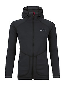 Women's Redonda Hooded Fleece Jacket - Black/Dark Grey - 8