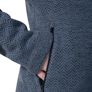 Women's Canvey Half Zip Fleece - Grey / Blue