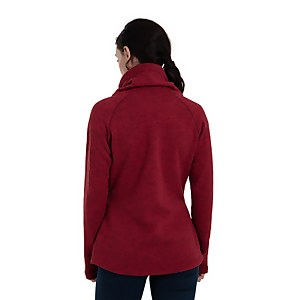 Women's Canvey Half Zip Fleece - Black / Red