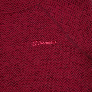 Women's Canvey Half Zip Fleece - Black / Red