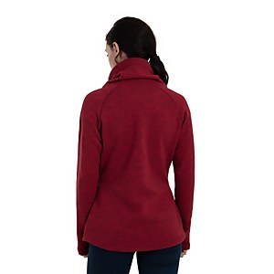 Women's Canvey Half Zip Fleece - Black / Red