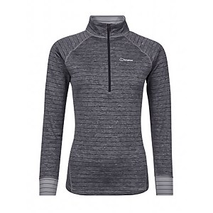 Women's Thermal Tech Tee Long Sleeve Baselayer - Grey
