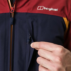 Men's Chombu Waterproof Jacket - Blue / Red