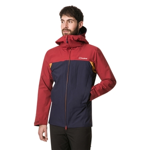 Men's Chombu Waterproof Jacket - Blue / Red
