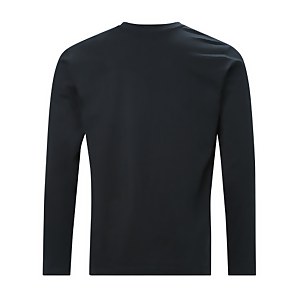 Men's Corporate Logo Long Sleeve T-Shirt - Black