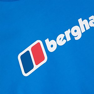 Men's Berghaus Large Logo T-Shirt - Blue