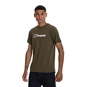 Men's Berghaus Large Logo T-Shirt - Dark Green