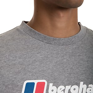 Men's Berghaus Large Logo Long Sleeve T-Shirt - Dark Grey